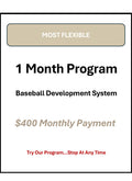 1 Month Baseball Development Package
