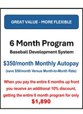 6 Month Baseball Development Package